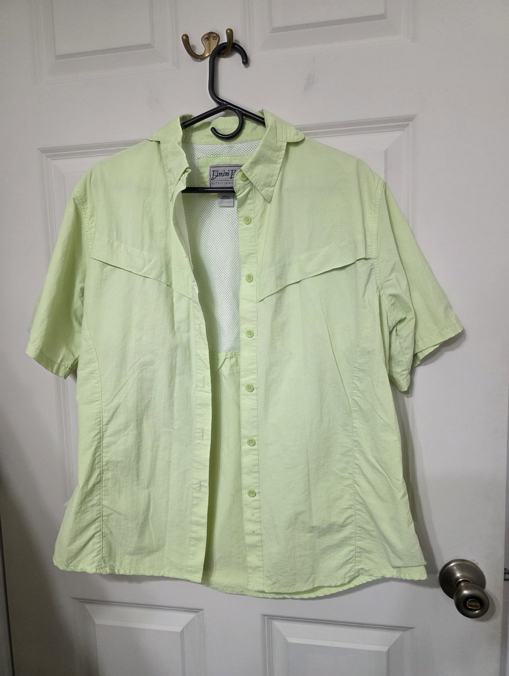 (2 FOR $20) Bimini Bay Outfitters Lightweight Mesh Jacket - Pale Yellow